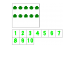 File Folder Number to Quantity 1-10 (Shamrock)